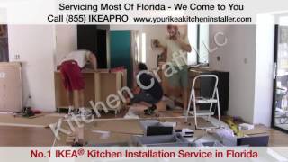 Your Independent Ikea Kitchen Cabinet Installers by KitchenCraftLLC bestkitcheninstallcom [upl. by Rehotsirk]