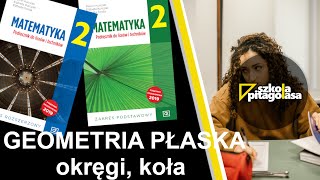 Okrąg Położenie prostej i okręgu  Klasa2 Podręcznik OE zadanie 12 [upl. by Soloma]