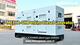 MECCAUK Perkins 250KVA Silent Diesel Generator Set [upl. by Neirb]