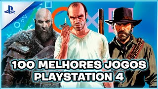 OS 100 MELHORES JOGOS PARA PS4 DE TODOS OS TEMPOS  JOGOS DE PS4 [upl. by Aissilem]