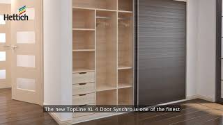 Hettich Wardrobe Design Service  TopLine XL 4 Door Synchro  ZAD Interiors [upl. by Lebisor]