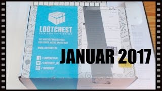 Lootchest Januar 2017 Unboxing  Techcheck [upl. by Eikkin882]