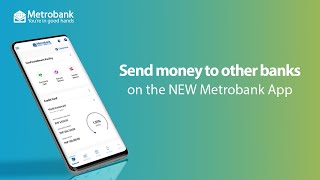 How to send money to a nonMetrobank Account on the NEW Metrobank App [upl. by Odnumde]