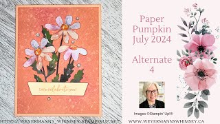 Paper Pumpkin July 2024 Painted Petals Alternative 4 [upl. by Merriam]