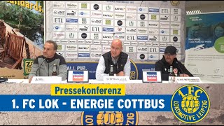 Pressekonferenz nach dem Regionalligaspiel gegen Energie Cottbus am 11112023 [upl. by Yessak]