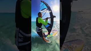 Windsurf action part 44 windsurf windsurfing extreme surf watersports shorts insta360 [upl. by Yrogiarc]