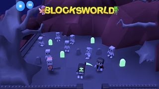 Blocksworld  Spooky Blocksters and Halloween Costume Blocksters [upl. by Ihcelek]