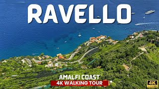 RAVELLO Amalfi Coast Italy 🇮🇹 Walking tour of RAVELLO and VILLA CIMBRONE and VILLA RUFOLO [upl. by Ziegler769]