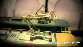 oorailcom  Pantograph comparison  APT Class 86 and Class 87 in OO Gauge [upl. by Lenoil]