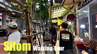 Silom Bangkok  Walking Around Silom MRT Station  Business Area Bangkok Thailand [upl. by Arries522]