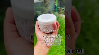 EZTHARA Hair Miracle Cream review🌿ezthara haircaregoviral foryousubscribe 😱👍🏻 [upl. by Doomham]