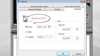 How to Schedule Recording with Free Sound Recorder [upl. by Annayoj]