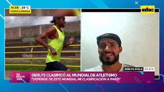 Derlys Ayala clasificó al mundial de atletismo [upl. by Ardnuassac]