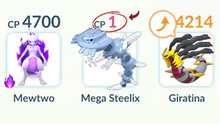 When I used LeveL 1 MEGA STEELIX in Pokemon GO and Won [upl. by Hamel]