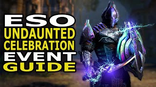 ESO Undaunted Celebration Event Guide for 2022  Dont Miss This [upl. by Ilsa]