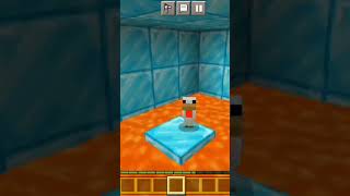 Saved chicken from lava 🥵 l minecraft emotional technoggamerz subscribe bhaio [upl. by Demb]