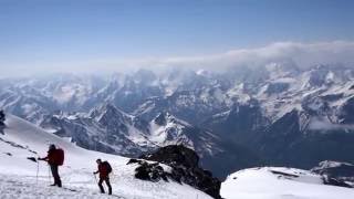 Climb Mount Elbrus To Pastukhov Rocks 4700m [upl. by Brenton]