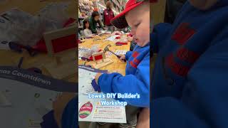 Lowe’s DIY Workshop building a 🎄 Countdown  2024  2024shorts lowes christmas diy kids [upl. by Troc]