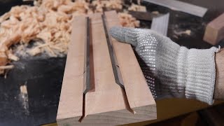 Super simple jig to sharpen jointer blades [upl. by Sivrep]