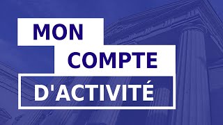 VOTRE COMPTE PERSONNEL DACTIVITÉ mode demploi [upl. by Onin]