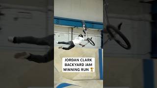 Jordan Clark Takes 🥇 At The Backyard Jam Round 5 🤯 shorts shortvideo bike bmx tricks win [upl. by Fanya]