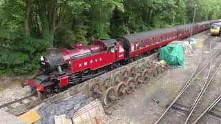 41241 passes Haworth Yard at 1124am on Sunday 17th July 2022 [upl. by Casi631]