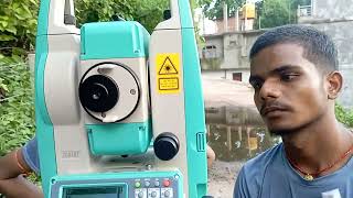 Detail survey using Ruide RQS Total Station [upl. by Marrin]