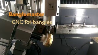 Bulunmaz Banglemaster CNC Machine for bangle production [upl. by Atnek250]