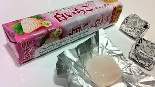 Ω HD ASMR  LION White Strawberry Hard Candy  Eating Sounds [upl. by Willette]