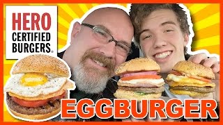 The Egg Burger HERO Certified Burger Review with Ben [upl. by Ranita]