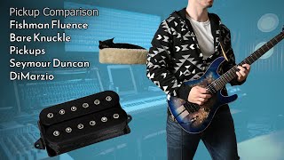 Metal Pickup Shootout EMG 81 vs Fishman Fluence Modern vs BKP Aftermath and more [upl. by Norek440]