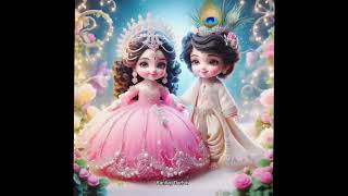 little Krishan radha images 🌹🌹🌹 [upl. by Anuahsar]