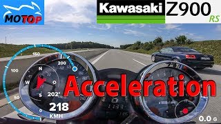 Kawasaki Z900RS  ACCELERATION  GPS measured [upl. by Enier]