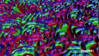 Belousov Zhabotinsky Reaction in Houdini [upl. by Ahselef]