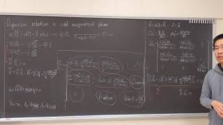 Dispersion relation in cold magnetized plasmaPart1  From Fluid Equations to Matrix [upl. by Pain295]