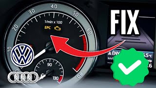 How to Fix EPC Light on Volkswagen and Audi  2024 [upl. by Rezzani]