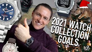 My 2021 Watch Collection Goals Rolex AP Seiko Casio Fortis amp More [upl. by Hplodur921]