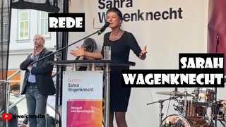 Sarah Wagenknecht Rede Eisenach 190824 [upl. by Liebermann]