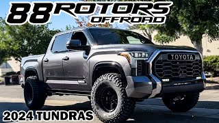 2024 TOYOTA TUNDRA FITTING 37” TIRES WITH KING SUSPENSION AND HORN CHOP [upl. by Sculley48]