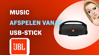 Hoe muziek afspelen vanaf een USBstick op JBL Boombox [upl. by Clapper5]