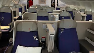 Brussels Airlines Business Class on A330300 FIH to BRU [upl. by Adnelg745]