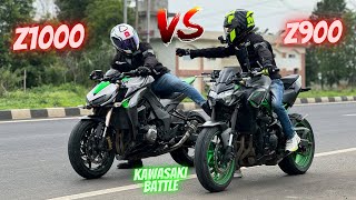 2024 Kawasaki Z900 vs Z1000 Drag Race 😱  Shocking Result 🥵 [upl. by Nairolf]