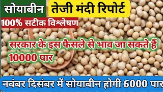 सोयाबीन तेजी मंदी रिपोर्ट। सोयाबीन भविष्य 2025। सोयाबीन मंडी भाव। Soybean teji Mandi report। [upl. by Hpotsirhc]