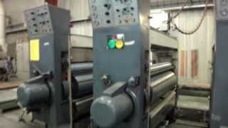 Cavifes 4 colours Flexo Printing machine for corrugated board  1700 mm [upl. by Burford807]