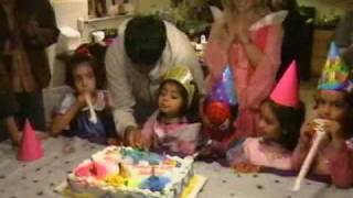 Anishas 5th Birthday Party  Cake Cutting [upl. by Cathi]