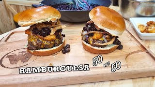 Hamburguesa 5050  Mr Wagyu [upl. by Atirys118]