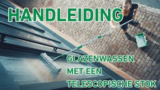 Les over ramen wassen met telescoopstokken [upl. by Adni259]