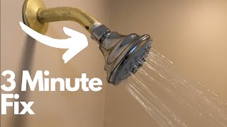 How to fix water leaking behind the shower head Leaking where shower head connects [upl. by Elleined]