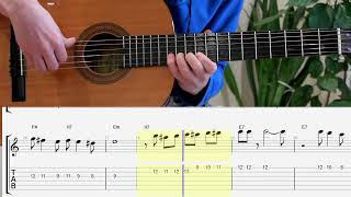 Besame mucho Guitar Chords Tabs Notes [upl. by Oal]