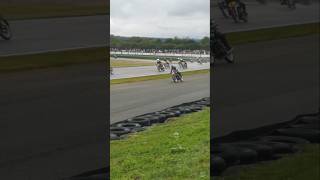 Barry Sheene Race Start and near crash at Goodwood Revival [upl. by Decima]